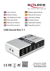 DeLOCK USB Sound Box 7.1 Manual Del Usuario