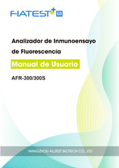 Hangzhou Alltest Biotech FIATEST GO AFR-300 Manual De Usuario