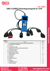 BGS technic 74273 Manual De Instrucciones