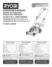 Ryobi P1100VNM Manual Del Operador