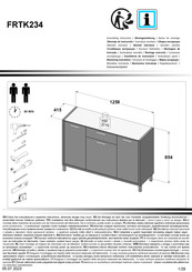 Forte FRTK234 Instrucciones De Montaje