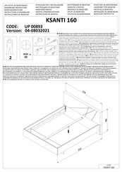 Forma Ideale KSANTI 160 Instrucciones De Montaje