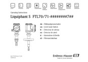 Endress+Hauser Liquiphant S FTL70- Serie Manual Del Usuario