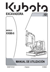 KUBOTA KX085-5 Manual De Utilización