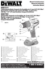 DeWalt DCD7771 Manual De Instrucciones