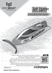 Horizon Hobby PROBOAT Jet Jam Manual Del Propietário