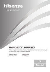 Hisense WF7S1247BW Manual Del Usuario