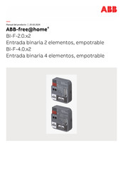 ABB ABB-free@home BI-F-4.0.x2 Manual Del Producto
