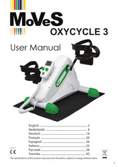 MoVeS OXYCYCLE 3 Manual Del Usuario