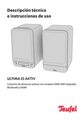 Teufel ULTIMA 25 AKTIV Descripción Técnica E Instrucciones De Uso