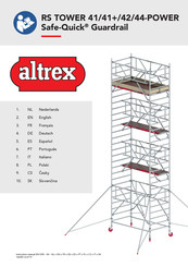 Altrex Safe-Quick RS TOWER 41/41+ Manual Del Usuario