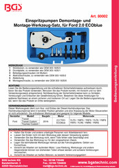 BGS technic 80002 Manual De Instrucciones