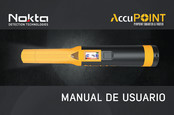 Nokta AccuPOINT Manual De Usuario