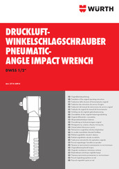 Würth 5714 309 0 Traducción Del Manual De Instrucciones De Servicio Original