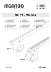 Menabo DELTA DL FIX 203FP Instrucciones De Montaje