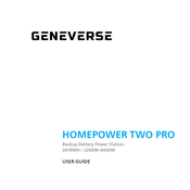 GENEVERSE HOMEPOWER TWO PRO Guia Del Usuario