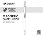 Nationwide Industries TRIDENT SAFE SIGNAL Manual Del Usuario