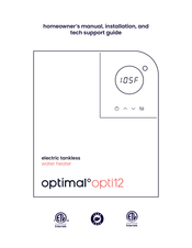 Optimal opti12 Manual Del Propietario Y Instalación