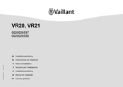 Vaillant 0020028537 Instrucciones De Instalación