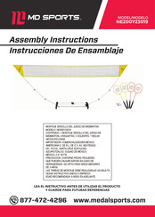 MD SPORTS NE200Y23019 Instrucciones De Ensamblaje