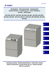 Stalgast 801402 Instrucciones De Uso