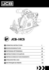 JCB JCB-18CS Instrucciones De Funcionamiento