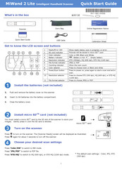 Avision MiWand 2 Lite Guia De Inicio Rapido