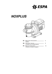 Espa NOXPLUS Manual De Instrucciones