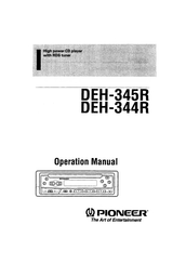 Pioneer DEH-345R Manual De Operación