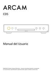 Arcam CD5 Manual Del Usuario