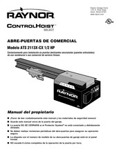 Raynor ControlHoist ATS 2113X-CX 1/2 HP Manual Del Propietário