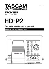 Frontier TASCAM HD-P2 Manual De Instrucciones