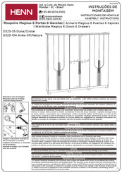 HENN Magnus D323-134 Instrucciones De Montaje