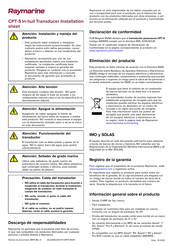 Raymarine CPT-S Instrucciones De Instalación