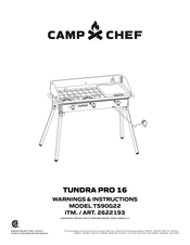 CAMP CHEF TUNDRA PRO 16 TS90G22 Manual De Instrucciones