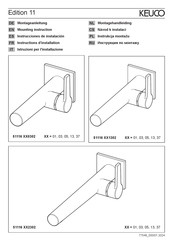 KEUCO Edition 11 51116 1302 Serie Instrucciones De Instalación