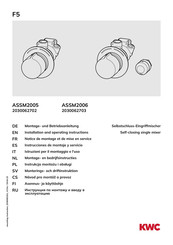KWC F5 ASSM2005 Instrucciones De Montaje Y Servicio