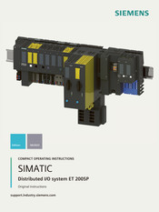 Siemens SIMATIC ET 200SP Manual De Instrucciones
