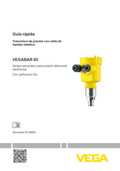 Vega VEGABAR 83 Guía Rápida