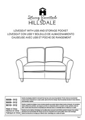 Hillsdale Furniture Living Essentials 9008- 912 Instrucciones De Montaje