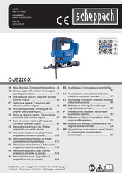 Scheppach C-JS220-X Traduccion Del Manual De Instrucciones Originale