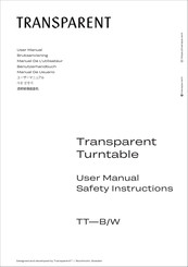 Transparent TT-B Manual De Usuario