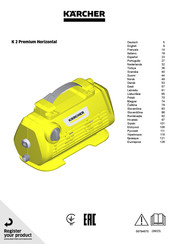 Kärcher K 2 Premium Horizontal Manual Del Usuario