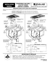 JENN-AIR JGD8345ADB22 Manual De Instrucciones