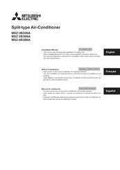 Mitsubishi Electric MXZ-3B24NA Manual De Instalación