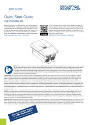 Kostal PLENTICORE G3 Guia De Inicio Rapido
