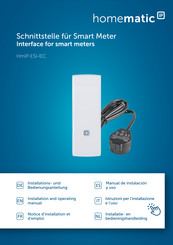 HomeMatic IP HmIP-ESI-IEC Manual De Instalacion Y Uso