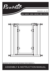 PawHut D06-146V02GY Manual De Instrucciones Y Montaje