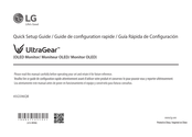 LG UltraGear 45GS96QB Guía Rápida De Configuración