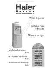 Haier WDQS055 Instrucciones De Instalación